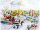 2011年 世界ハビタット・デー記念絵画コンクール「私たちの『まち』と『くらし』と気候変動」