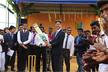 Ambassador of the Republic of Korea to Sri Lanka Officially Opens Community Infrastructure Initiatives Implemented by UN-Habitat in Nuwara Eliya District.