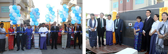 UN-Habitat hands over the Japan funded Yoma Housing Project n Yangon