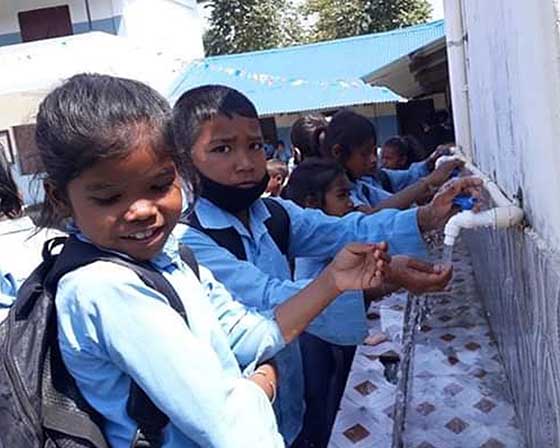 Maintaining hygiene and preparedness for fight against COVID-19 in Nepal