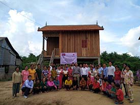 Over 200 families in Cambodia affected by 2018 flooding receive housing with Japanese funding