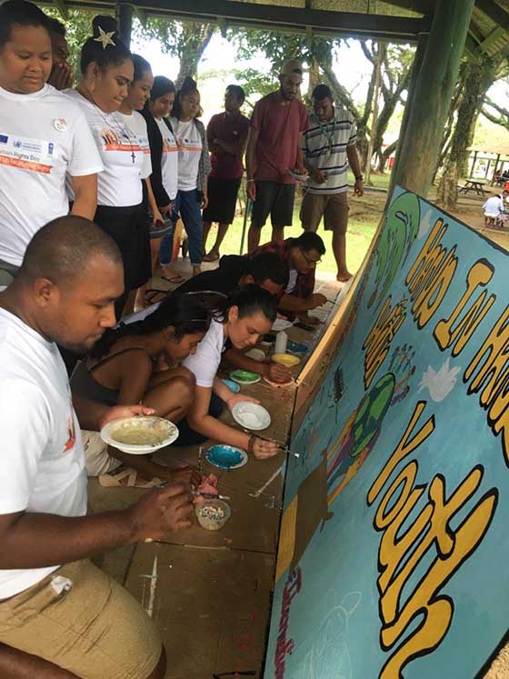 Pacific Youth encouraged to claim their rights to participation and leadership!