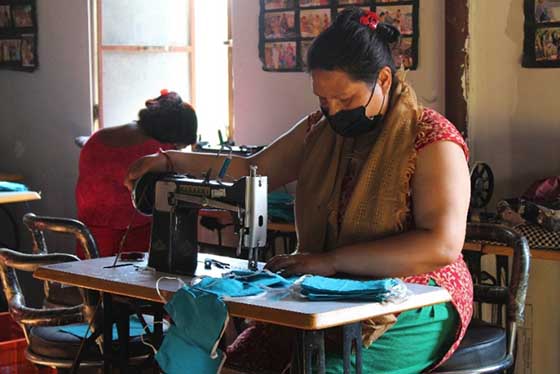 European Union funded project in Nepal creates new opportunities for home workers during pandemic