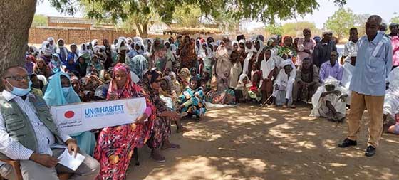 UN-Habitat Sudan Receives USD 810,000 from Japan to support Peaceful IDP returns to South Darfur, Sudan