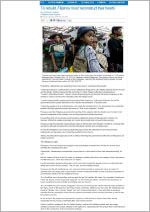 フィリピン：フィリピン・デイリー・インクワイアラー記事1 
