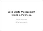 waste overview of Indonesia