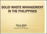 waste overview of Philippines