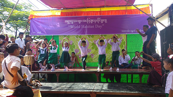 World Habitat Day in Myanmar 
